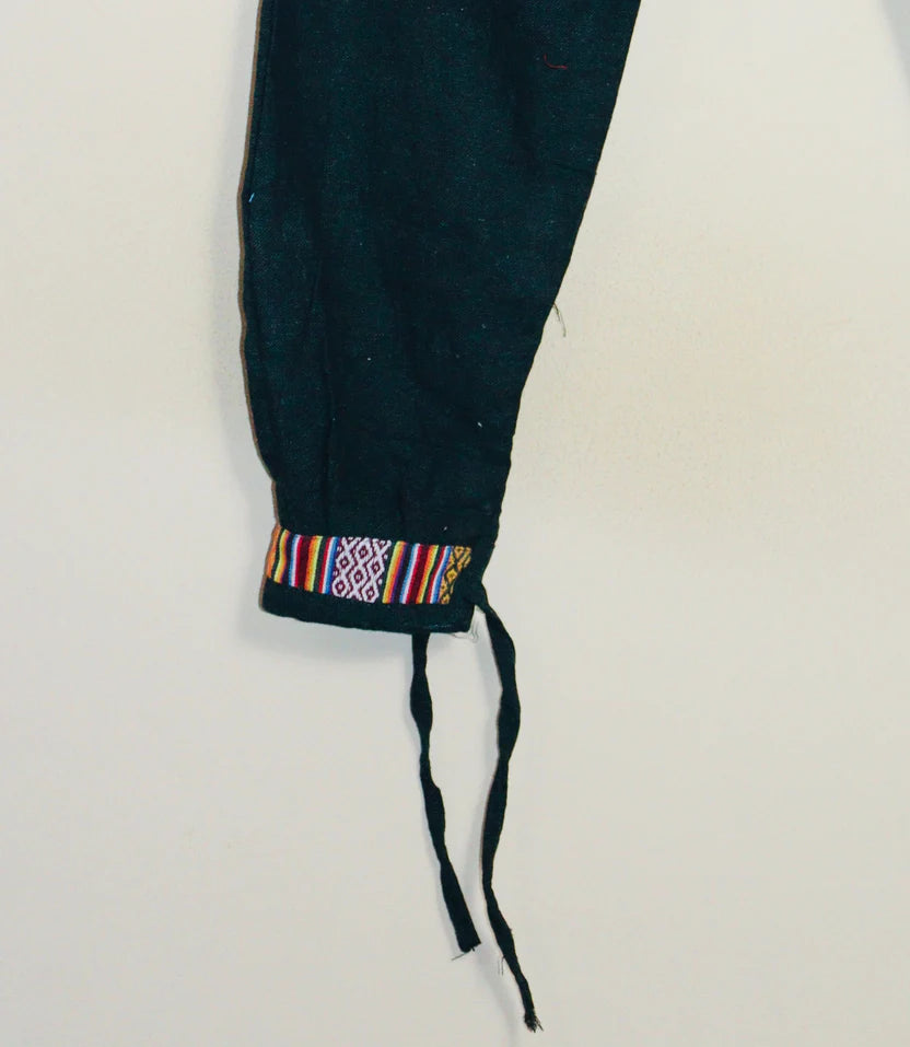 Everest Aura Nepali Boho Unisex Pants Green Free Size