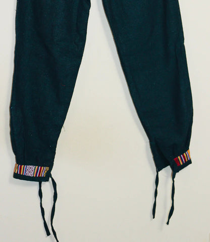 Everest Aura Nepali Boho Unisex Pants Green Free Size