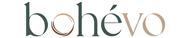 Bohevo logo with a gradient effect on a white background