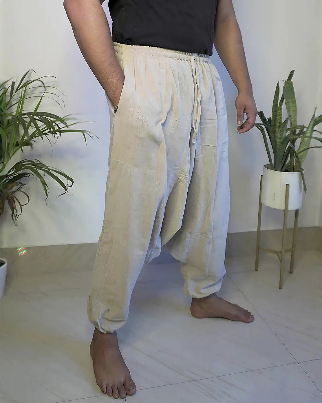 sand-drift-jute-harem-pants-closeup-pocket