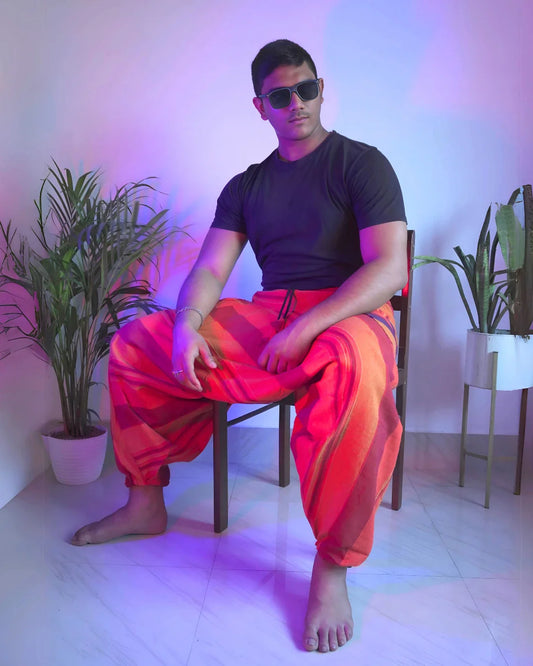 sunset-drift-orange-khesh-harem-pants